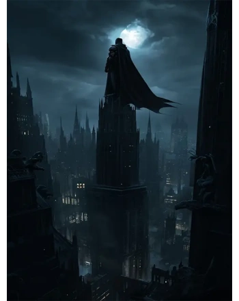 Gothic city skyscraper