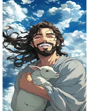 Joyful Anime Jesus