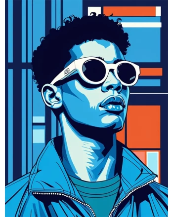 Modern Stylized Young Person