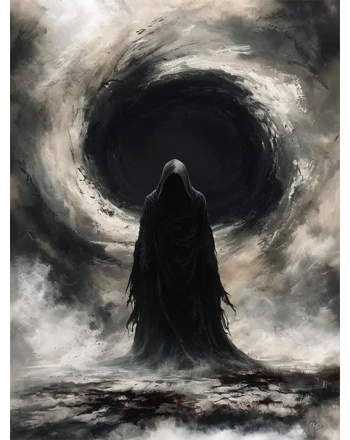 Mysterious Hooded Figure