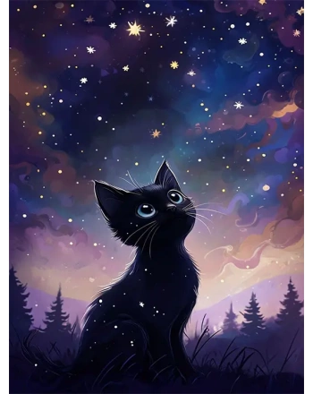 Mystical Black Cat