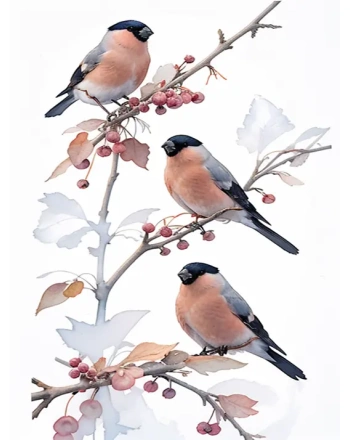 Painting of Bullfinch