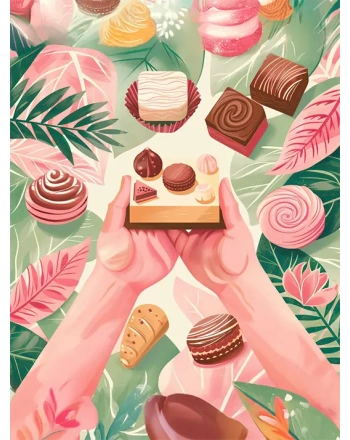 Painting of Chocolate Day