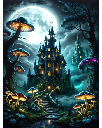 Painting of Haunted House