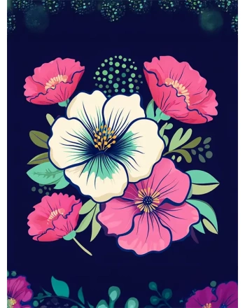 Pink Flowers Pattern