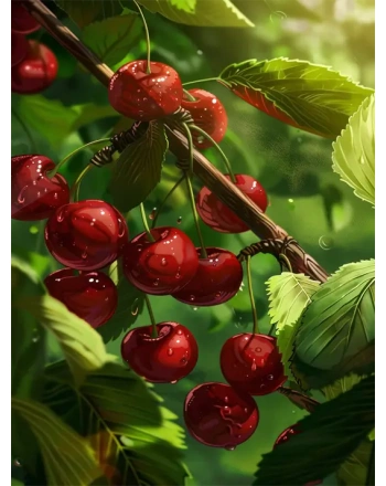 Red cherry fruit​s