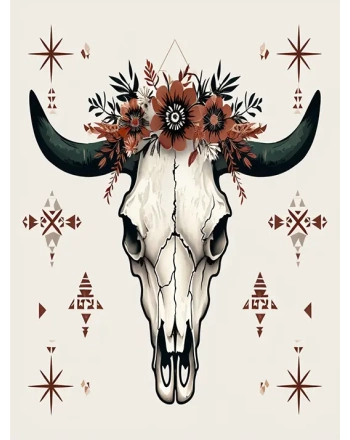 Rustic Cow Skull