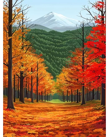 Serene Autumn Forest