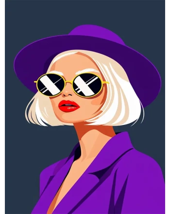 Stylish Minimalist Woman