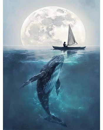 Surreal Night Sea