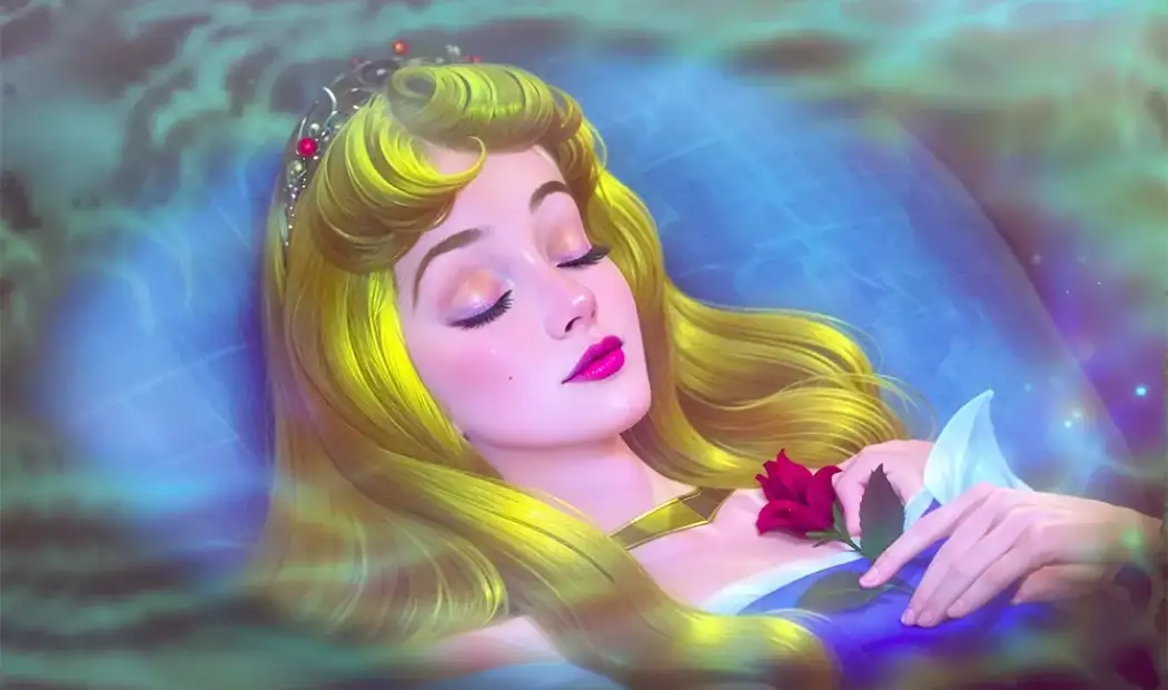 sleeping beauty diamond painting