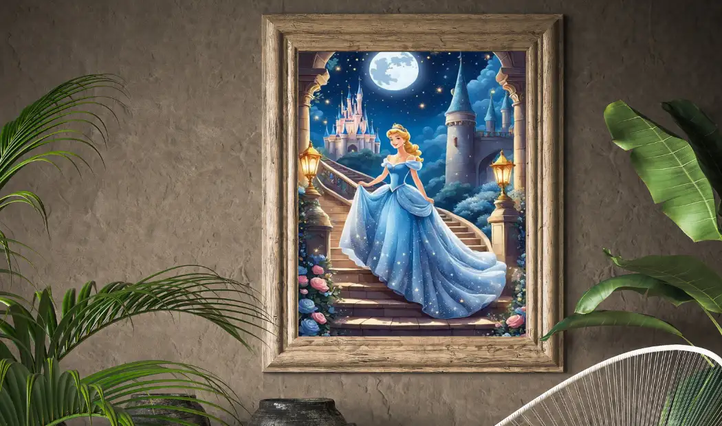 Cinderella diamond painting