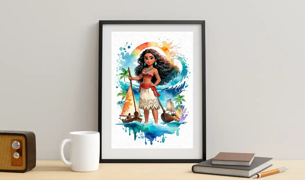 Moana painting