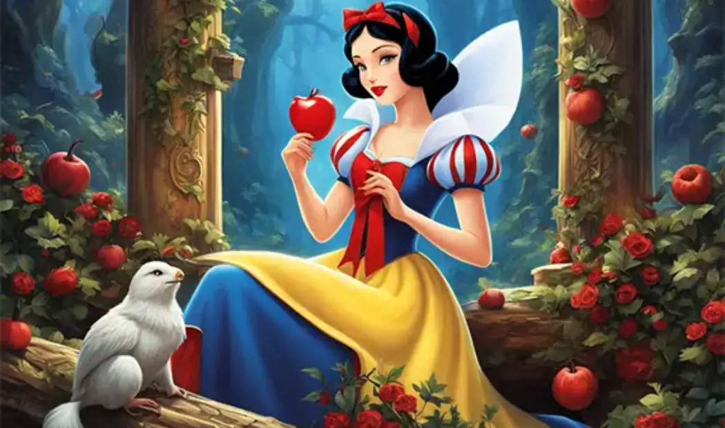  Snow white painting