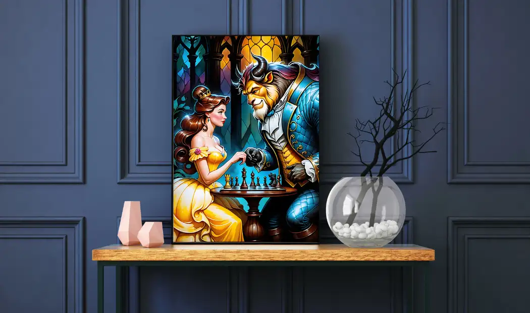 Beauty and the Beast diamond painting