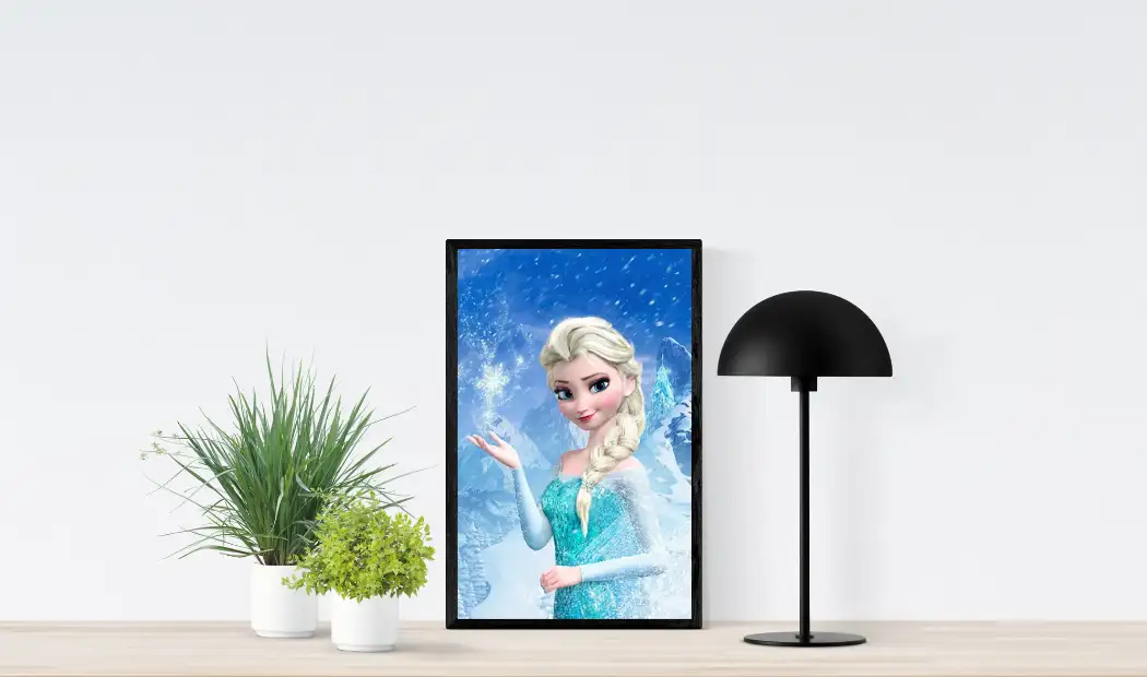 Elsa painting