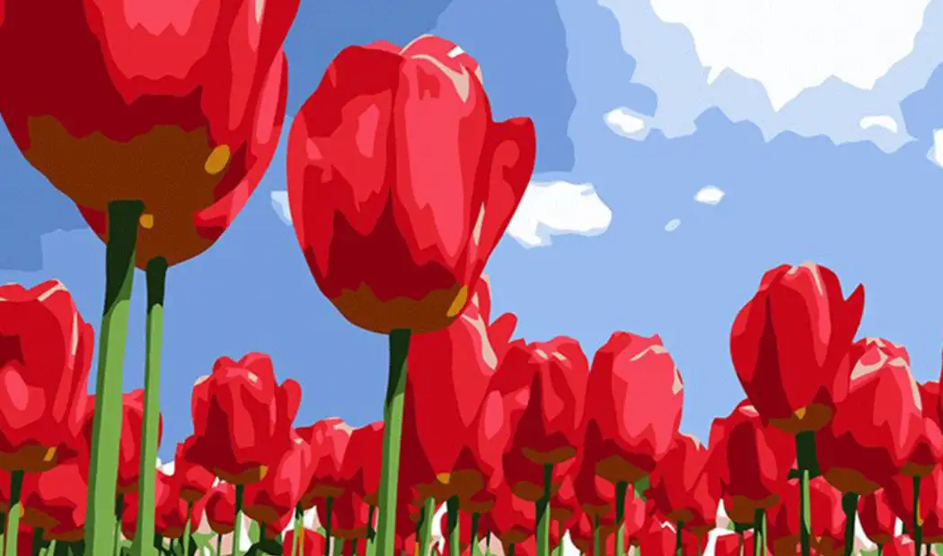 tulip painting ideas