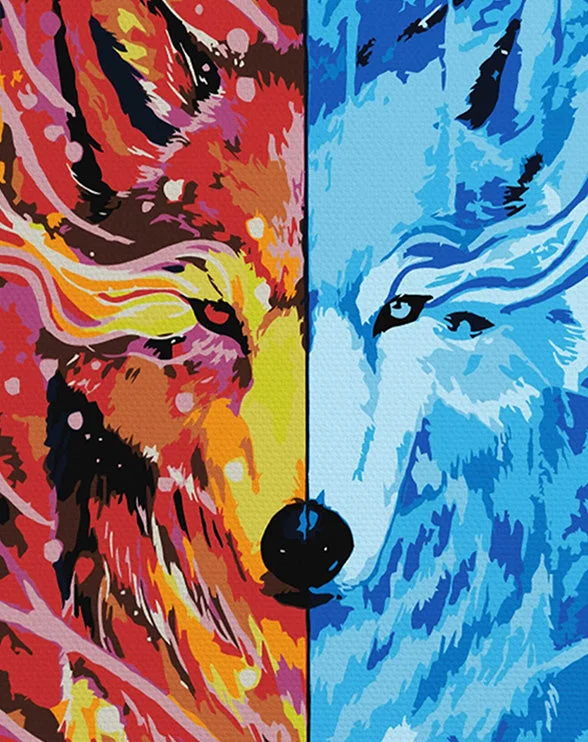 Fire and Ice from Wilk diamond painting