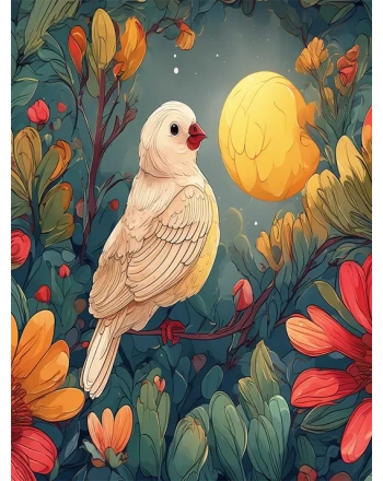 White Dove Painting