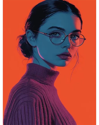 Woman with Glasses