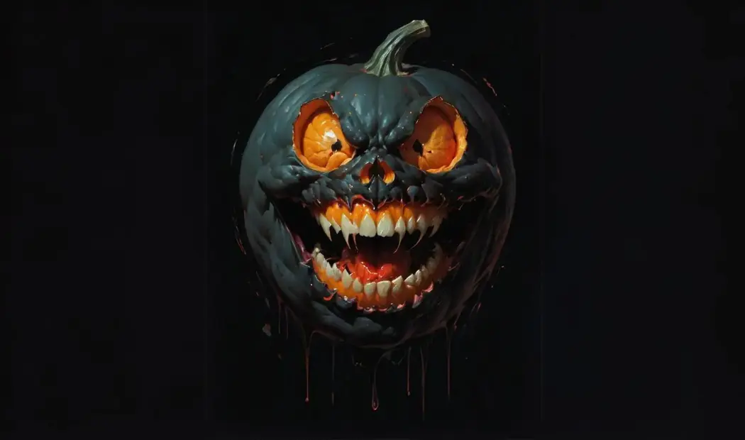 Zombie Pumpkin Painting