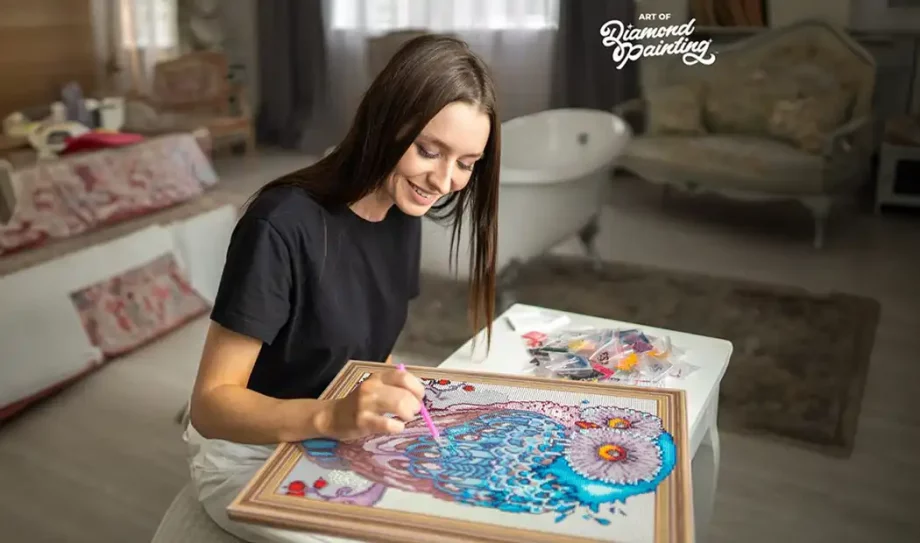 how to make diamond painting sticky again