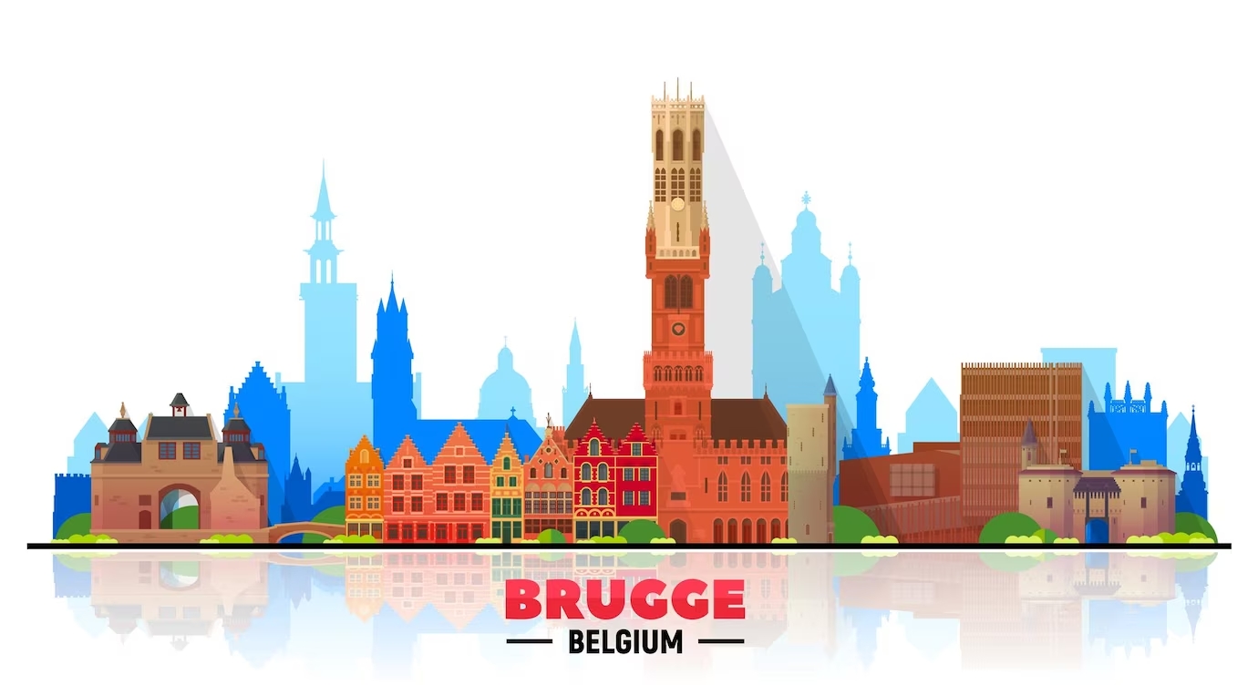 Travel Poster Bruges Diamond Painting Painting Diamond Painting Kits