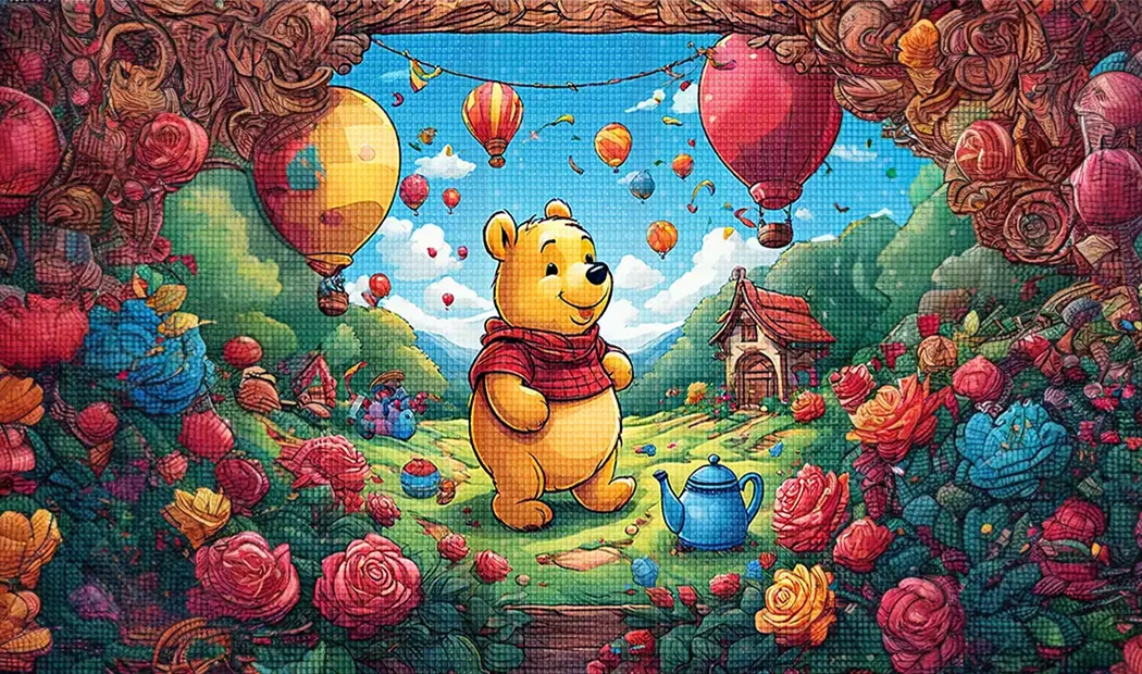 winnie the pooh painting